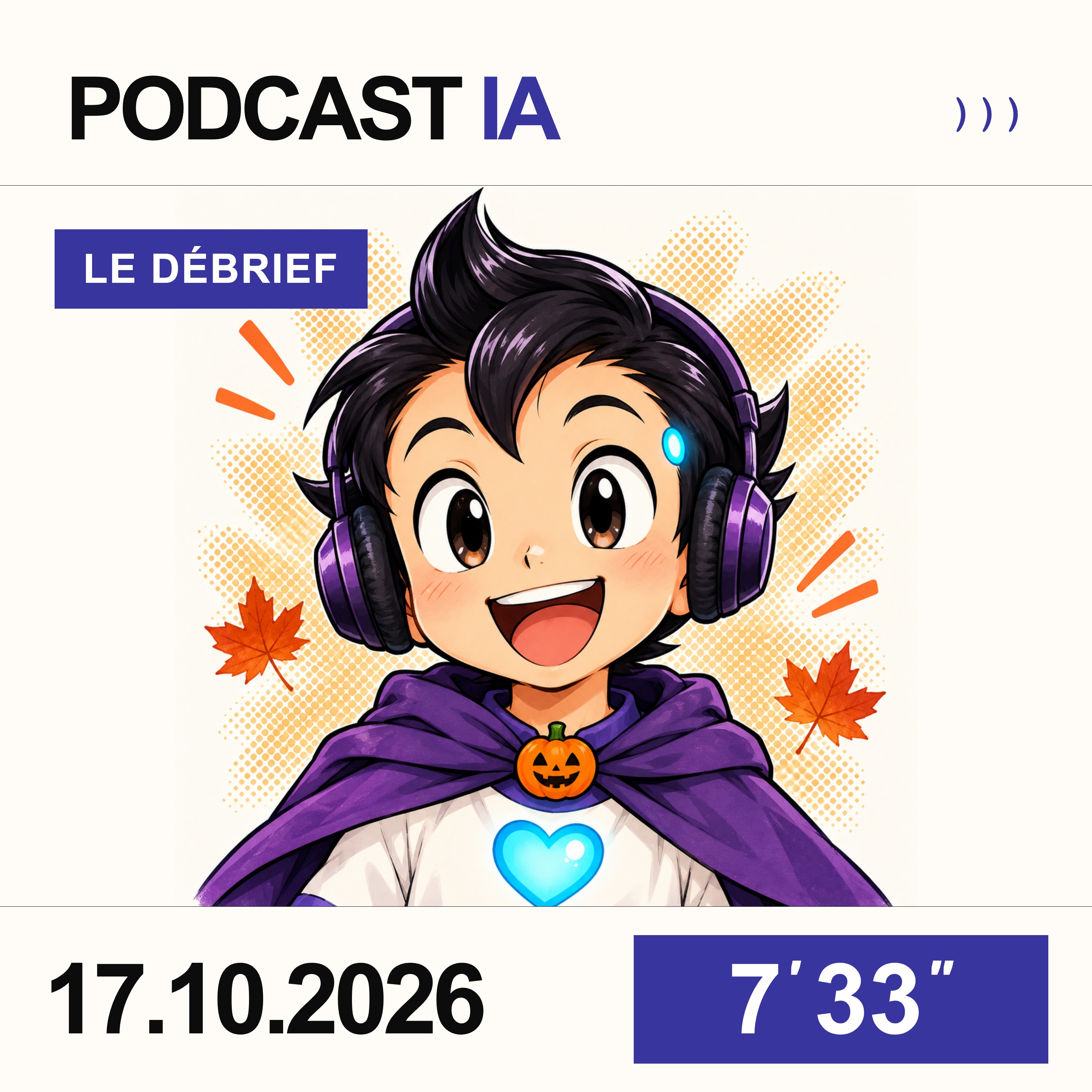 Pochette du Débrief du 17 octobre 2026, dans la même identité graphique