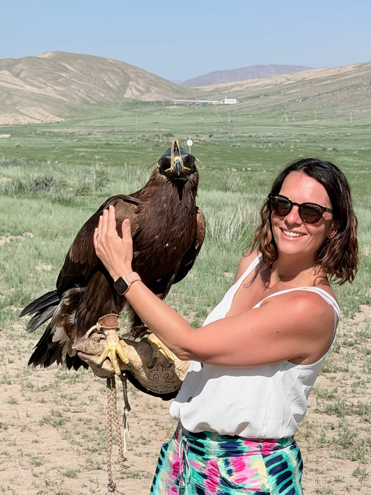 En tête à tête avec l'aigle royal